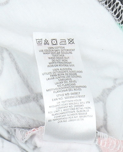 Disney Unisex Adults Multicoloured Mickey T-Shirt S