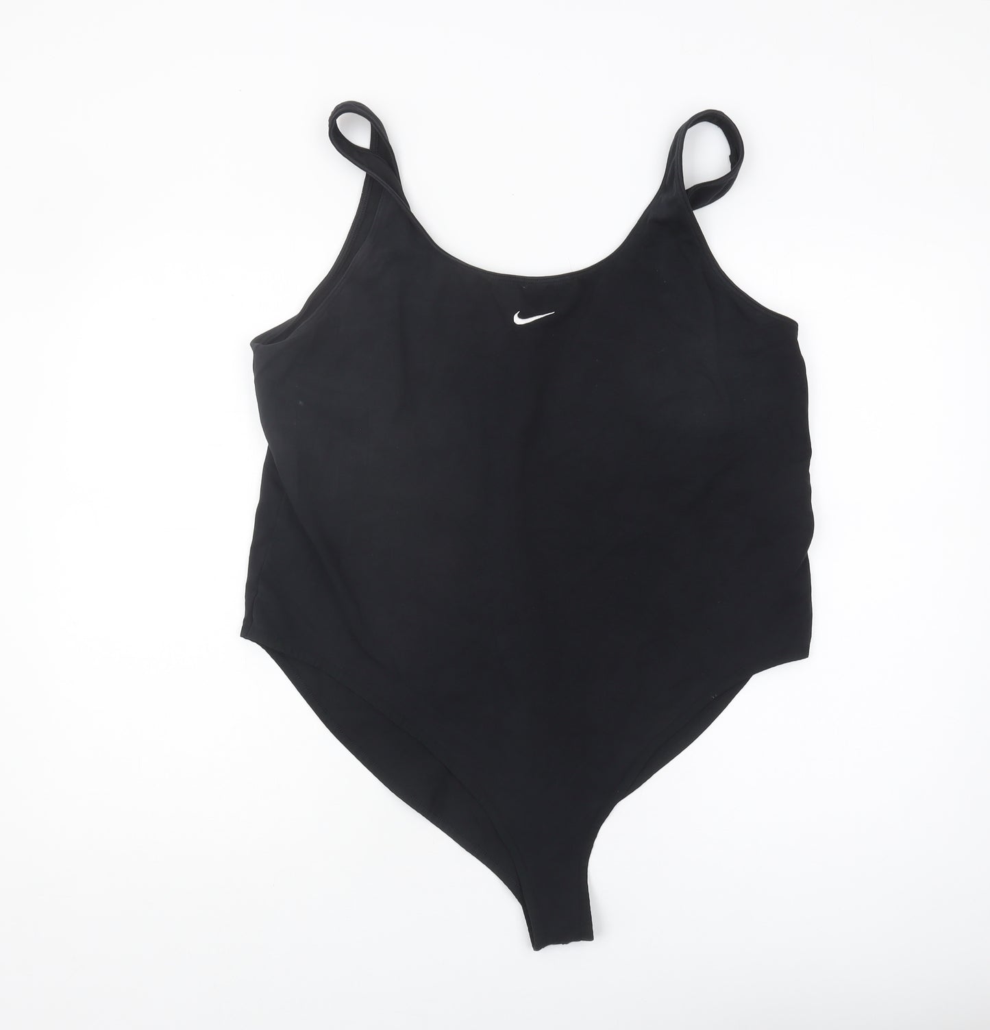 Nike Women's Black Leotard 2XL Cotton Blend Athletic