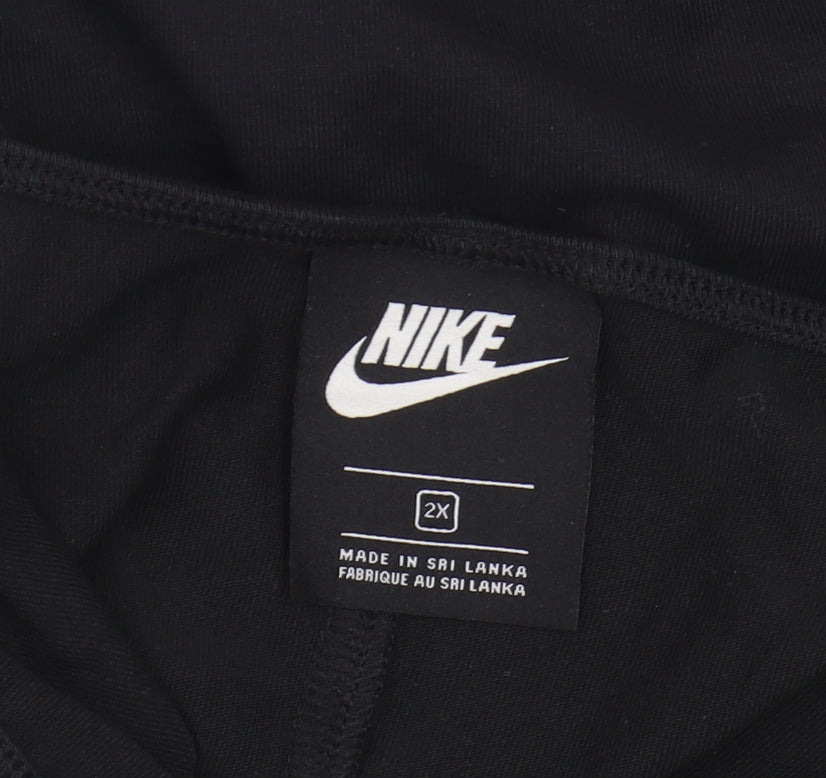 Nike Women's Black Leotard 2XL Cotton Blend Athletic