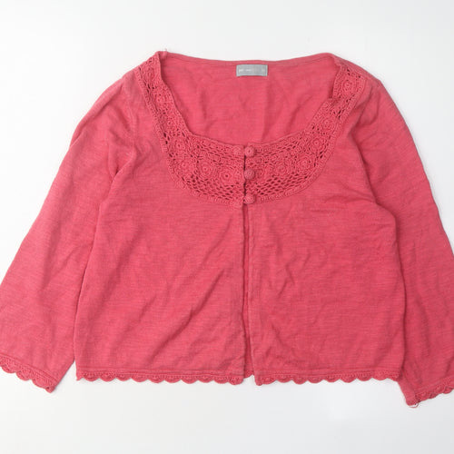 Marks and Spencer Women's Pink Cardigan Size 12