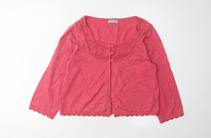 Marks and Spencer Women's Pink Cardigan Size 12