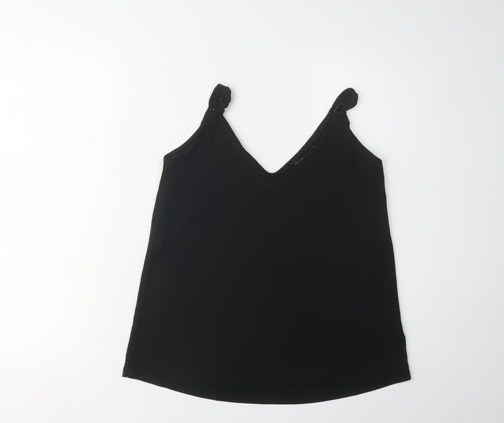 Next Women's Black Camisole Tank Top - Size 6 Petite