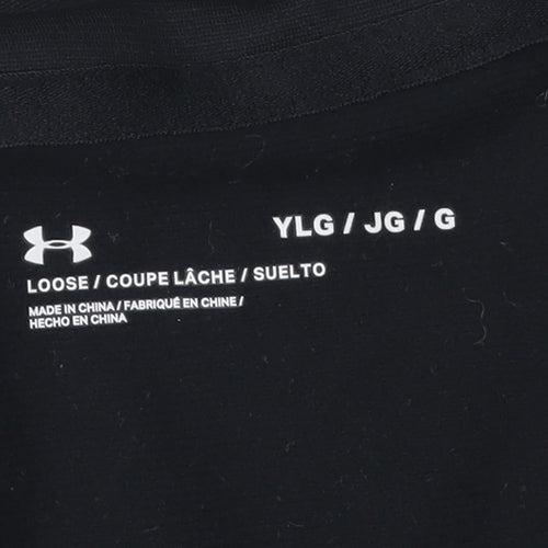 Under Armour Boys Black Full Zip Sweatshirt 12-13Y
