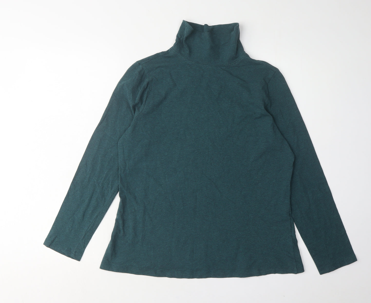 Seasalt Cornwall Green High Neck Top Size 14