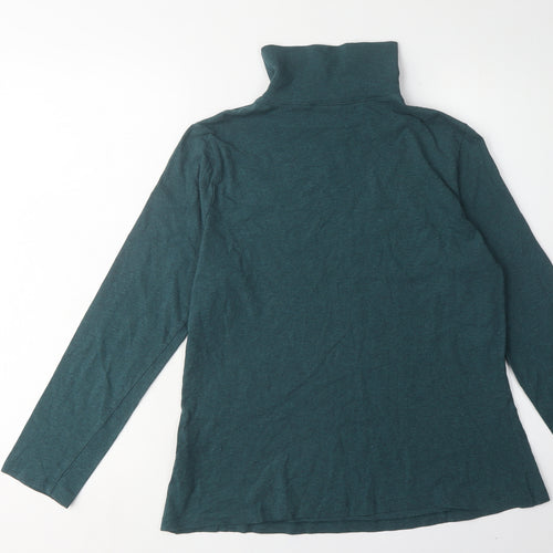 Seasalt Cornwall Green High Neck Top Size 14