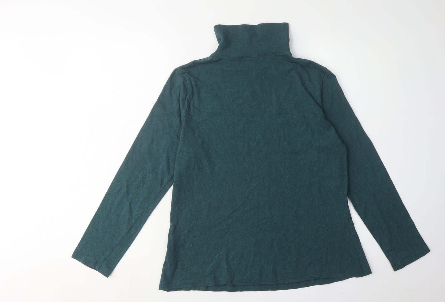 Seasalt Cornwall Green High Neck Top Size 14