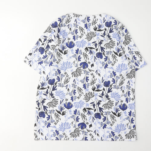 TIGI Women's Multicoloured Floral T-Shirt Size 14