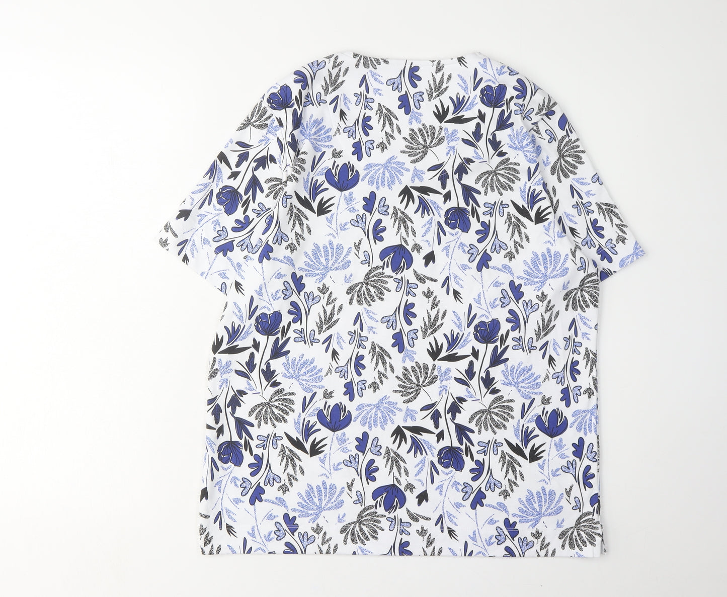 TIGI Women's Multicoloured Floral T-Shirt Size 14
