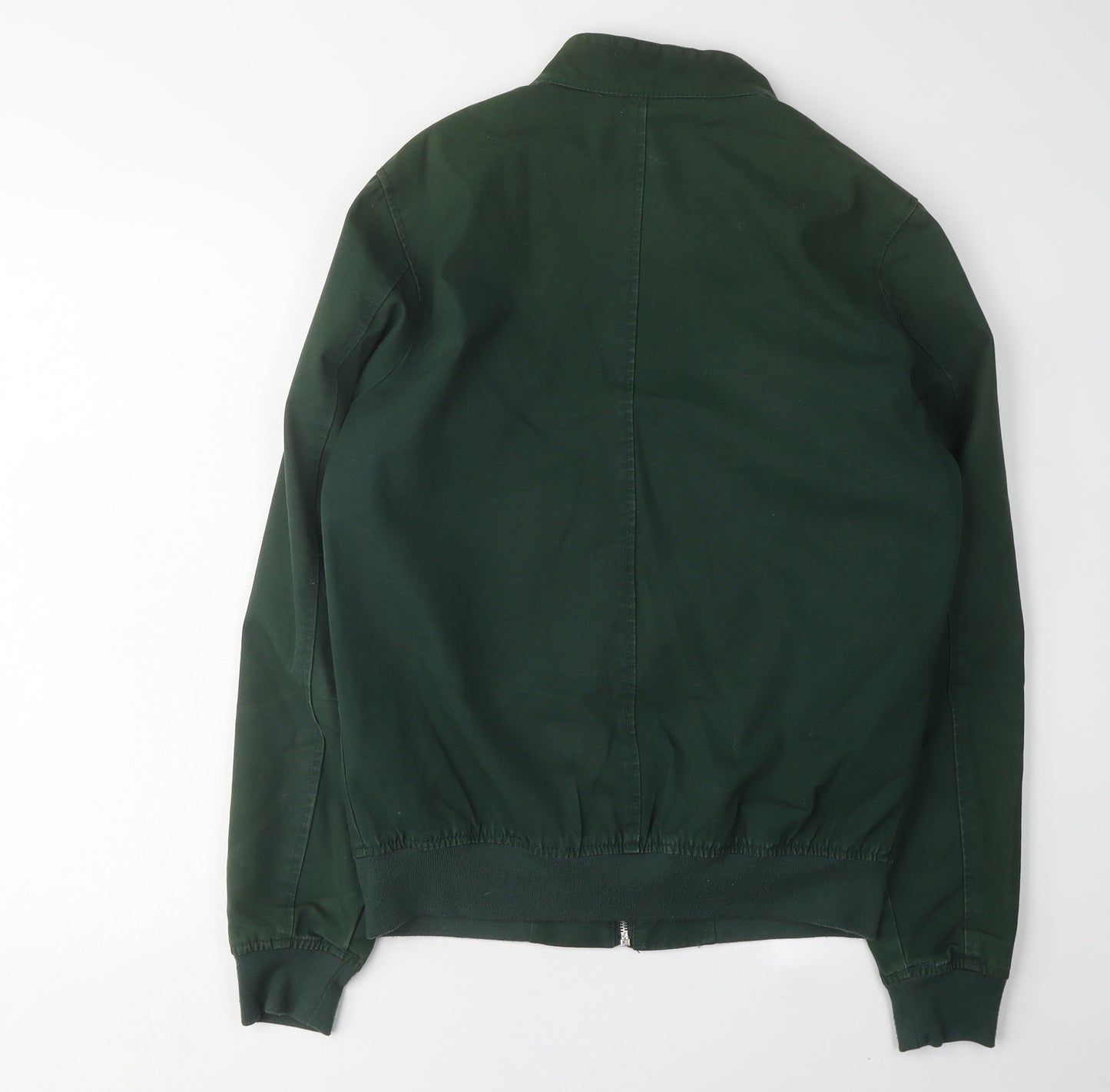 Pull & Bear Men's Green Basic Jacket, Size S