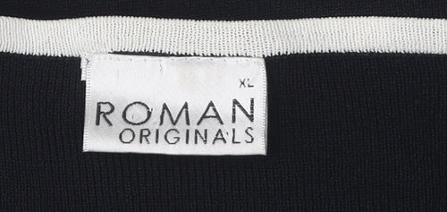 Roman Originals Women's Black XL Pullover Jumper