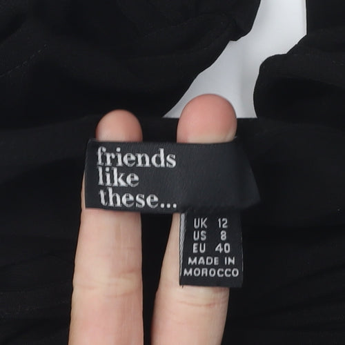 Friends Like These Black Dress Women Size 12