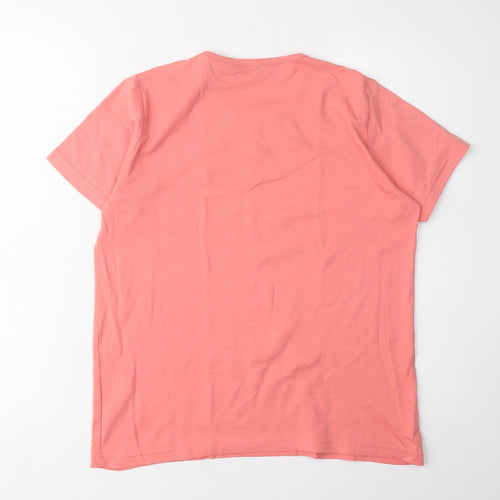 Isla Women's Pink T-Shirt, Size M, Round Neck