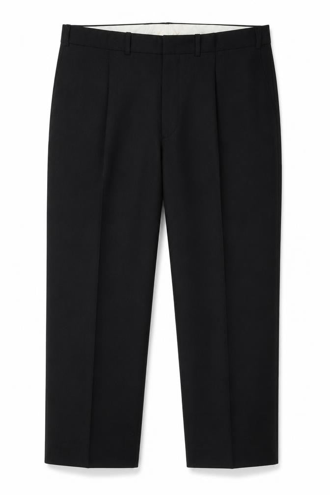 Front view of Marks & Spencer Men's Black Formal Trousers 40