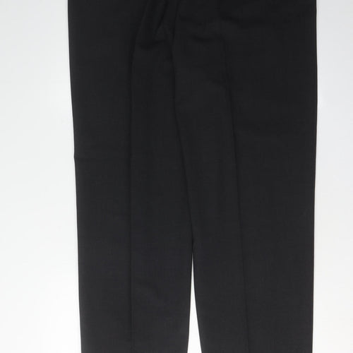 Marks and Spencer Men's Black Formal Trousers 40