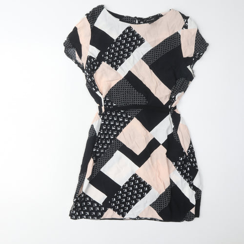 New Look Women's Multicoloured Patchwork Dress 12