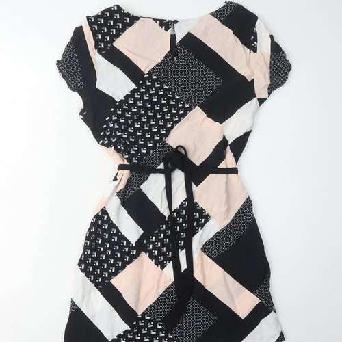 New Look Women's Multicoloured Patchwork Dress 12