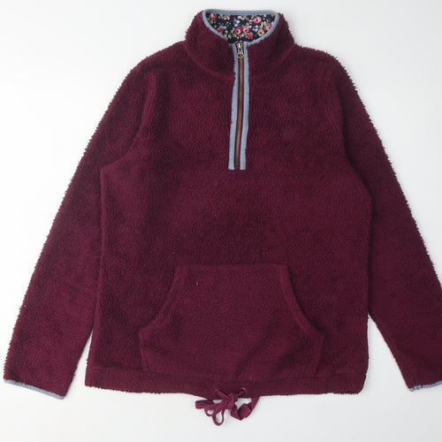 Crew Clothing Co. Women's Purple Fleece Sweatshirt Size 12