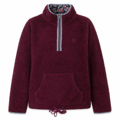 Crew Clothing Co. Women's Purple Fleece Sweatshirt Size 12