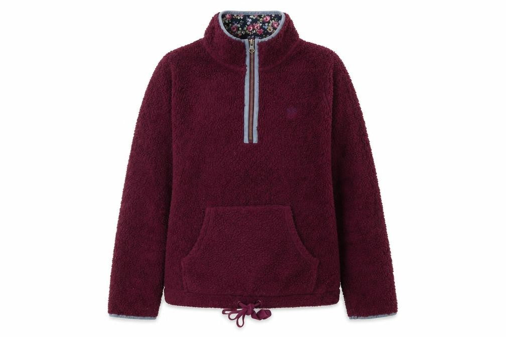 Crew Clothing Co. Women's Purple Fleece Sweatshirt Size 12