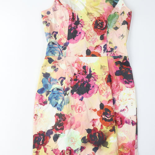 Warehouse Women's Floral Sheath Dress Size 10