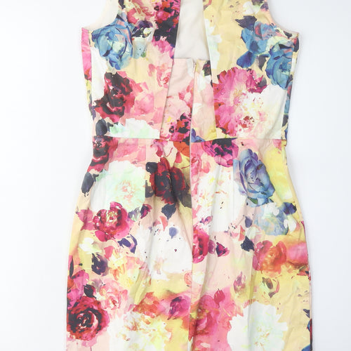 Warehouse Women's Floral Sheath Dress Size 10
