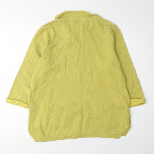 Seasalt Women's Yellow Cowl Neck Sweatshirt Size 10