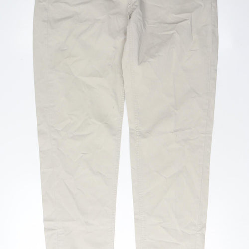 Kookai Women's Beige Chino Trousers Size 12