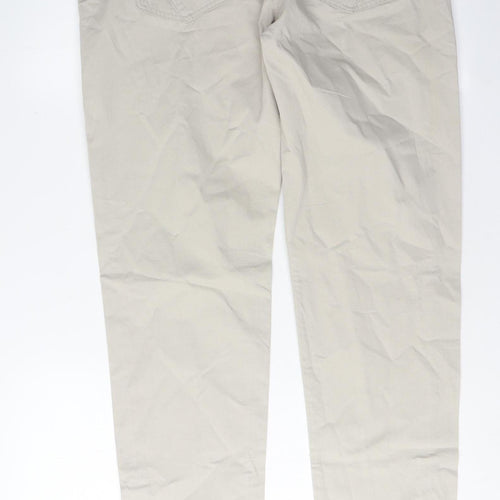 Kookai Women's Beige Chino Trousers Size 12