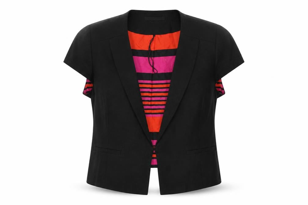 Front view of Marks & Spencer Women's Black Suit Jacket, size 16