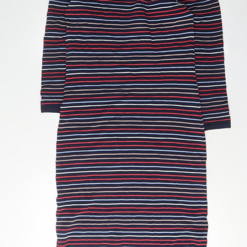 Next Women's Multicoloured Striped Dress Size 14