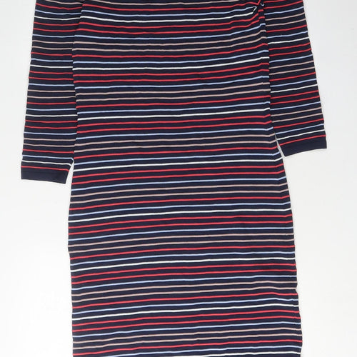 Next Women's Multicoloured Striped Dress Size 14