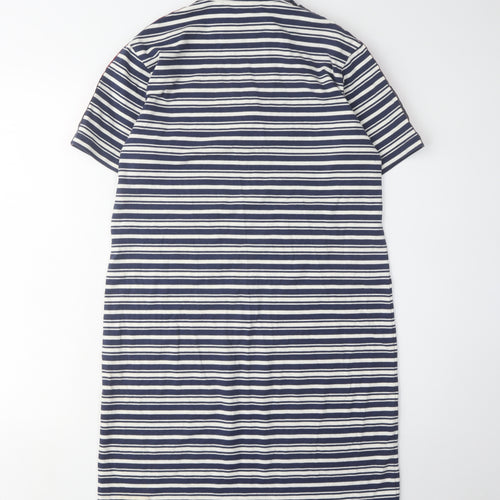 Russell Athletic Women's Multicoloured Striped T-Shirt Dress