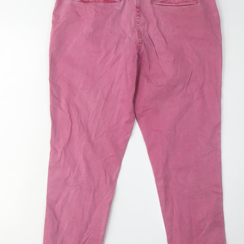 Mantaray Women's Pink Straight Trousers Size 14