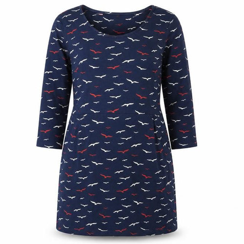 Mountain Warehouse Women's Blue Animal Print Dress 12