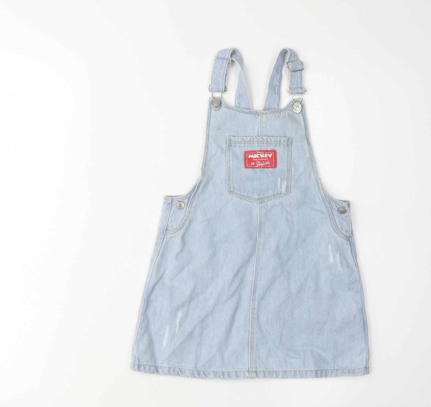 Zara Girls Light Blue Disney Mini Dress 4-5 Years