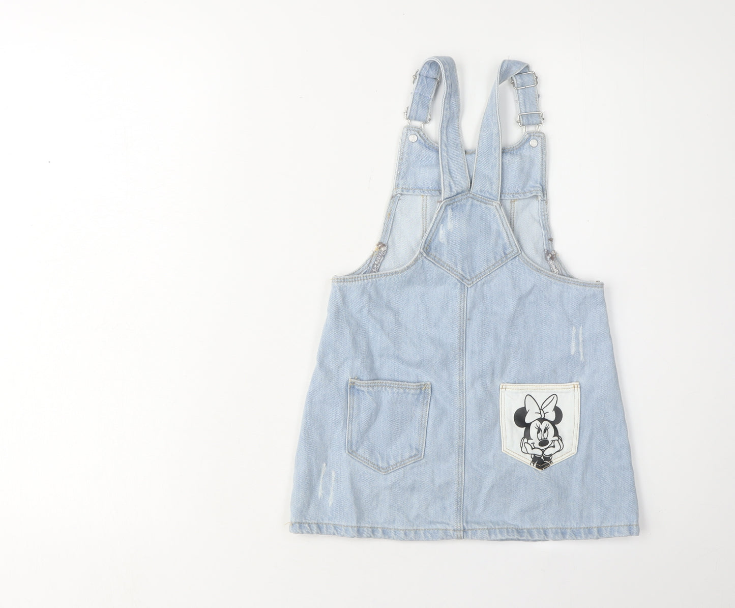 Zara Girls Light Blue Disney Mini Dress 4-5 Years