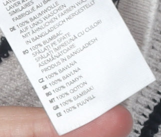 Hammond & Co. Men's Beige Striped T-Shirt L