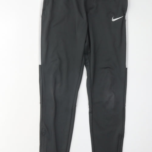 Nike Boys Black Jogger Trousers, Size L, Athletic Fit