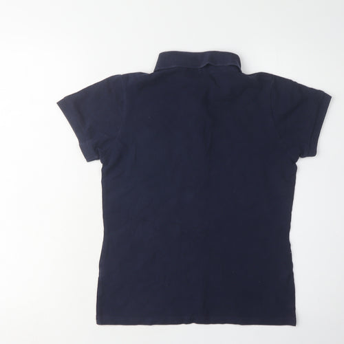 Rydale Women's Blue Polo Shirt XS, Classic Embroidered