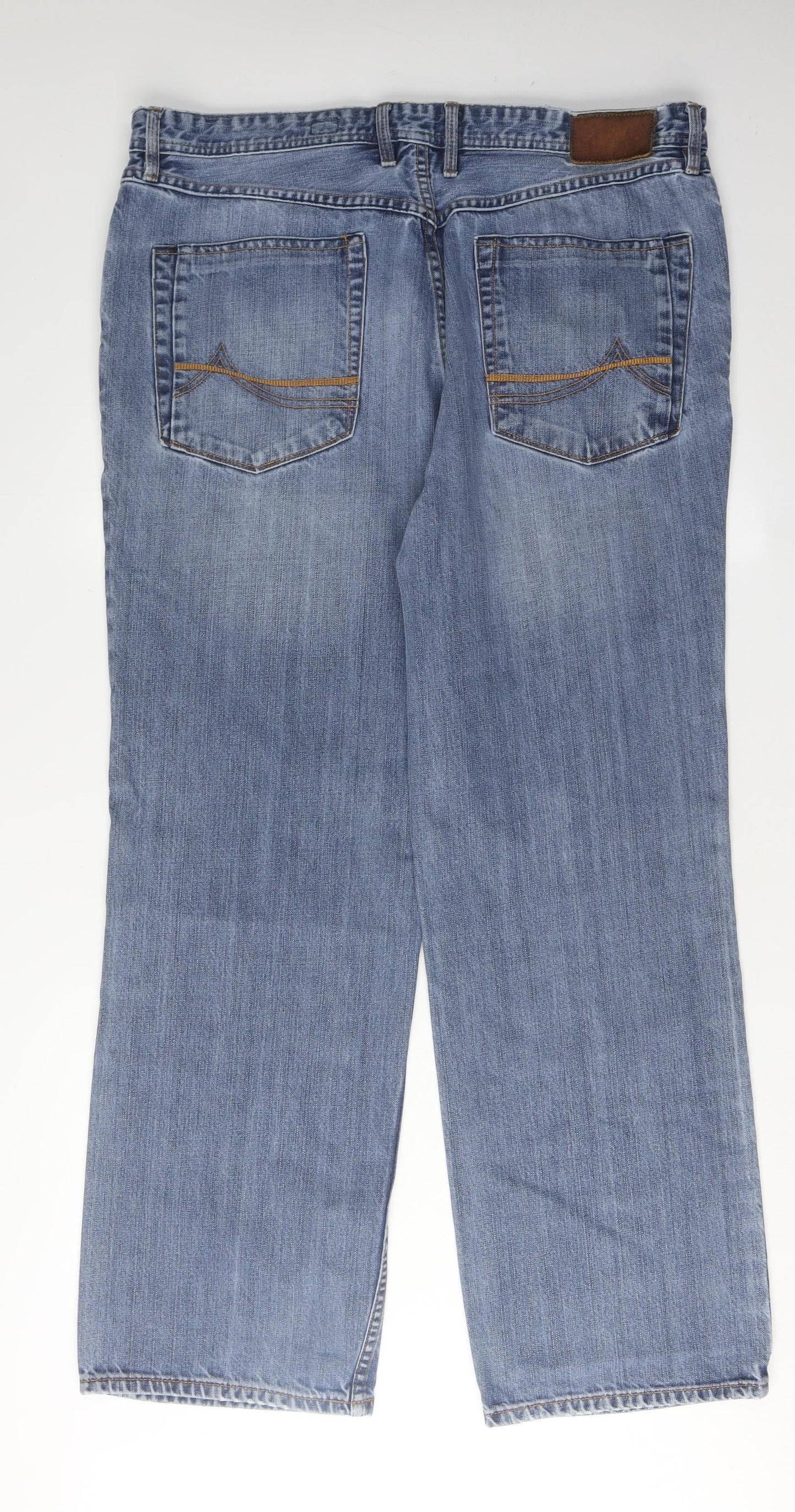 Mantaray Men's Blue Relaxed Fit Denim Jeans 40-32