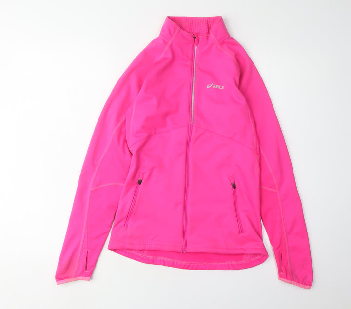 Asics Women's Pink Activewear Jacket Size S