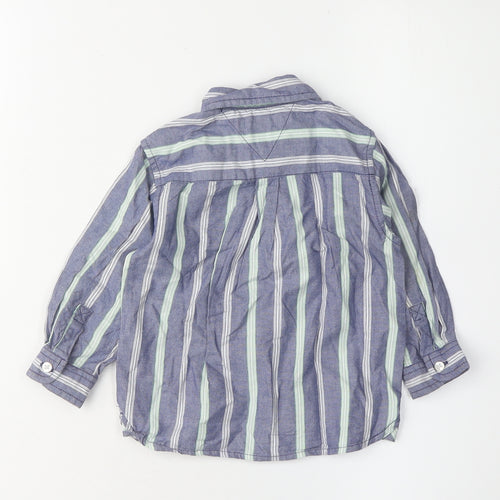 Tommy Hilfiger Boys Button-Up Striped Shirt 18-24 Months