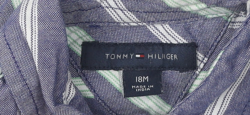 Tommy Hilfiger Boys Button-Up Striped Shirt 18-24 Months