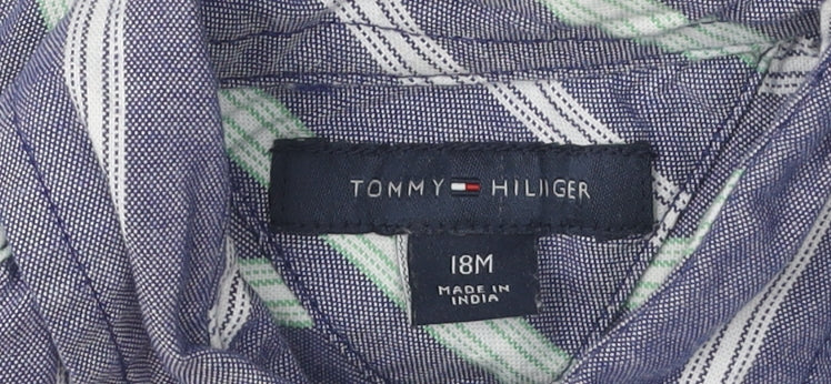 Tommy Hilfiger Boys Button-Up Striped Shirt 18-24 Months