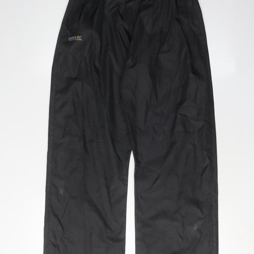 Regatta Boys' Black Rain Trousers, 13 Years, Waterproof