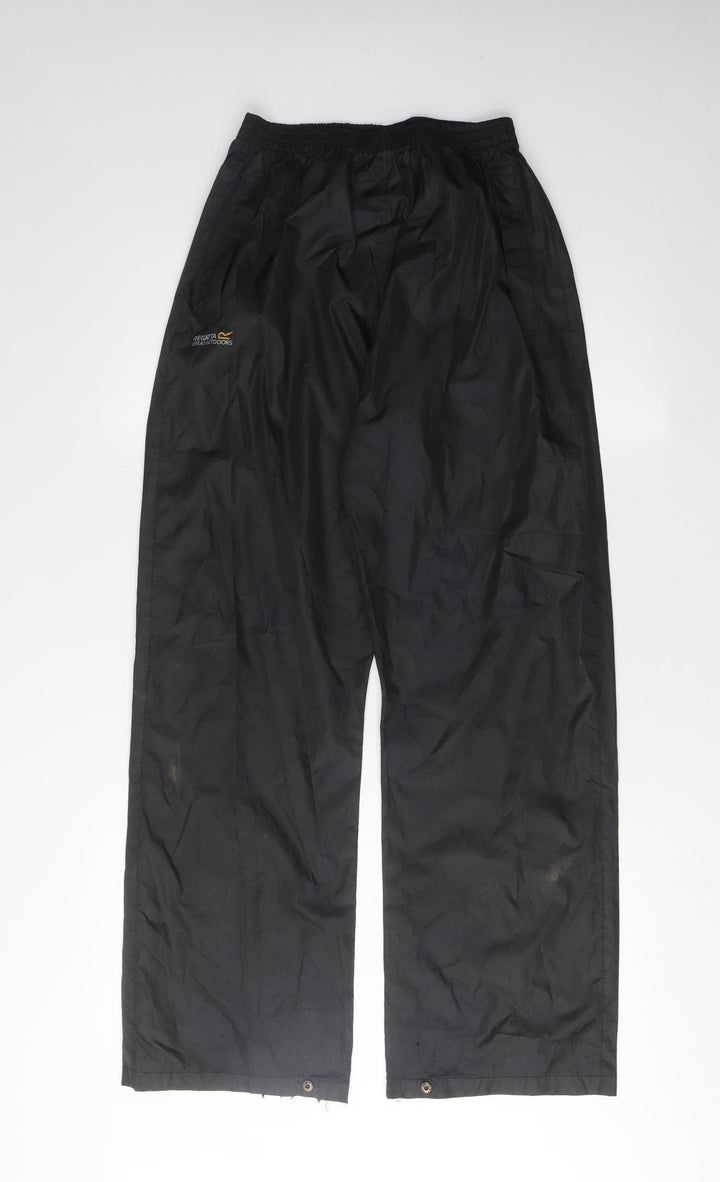 Regatta Boys' Black Rain Trousers, 13 Years, Waterproof