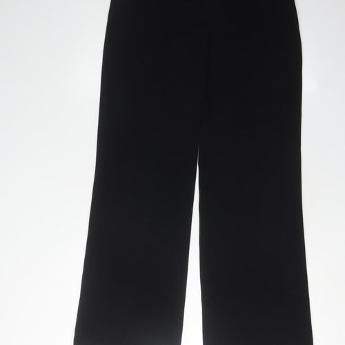 Laura Ashley Women's Black Straight Trousers Size 8