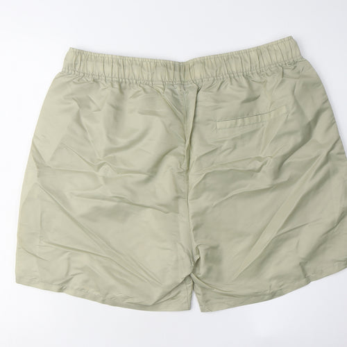 Collusion Men's Beige 2XL Casual Nylon Shorts