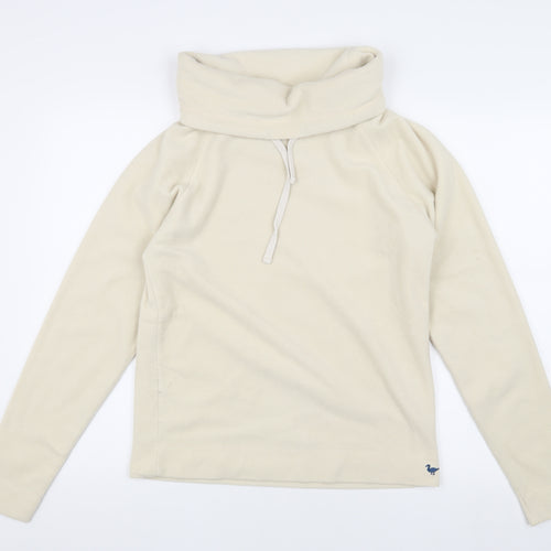 Country Rose Women's Ivory Fleece Pullover Sweatshirt Size S