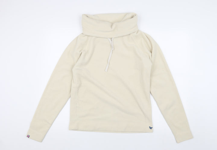 Country Rose Women's Ivory Fleece Pullover Sweatshirt Size S